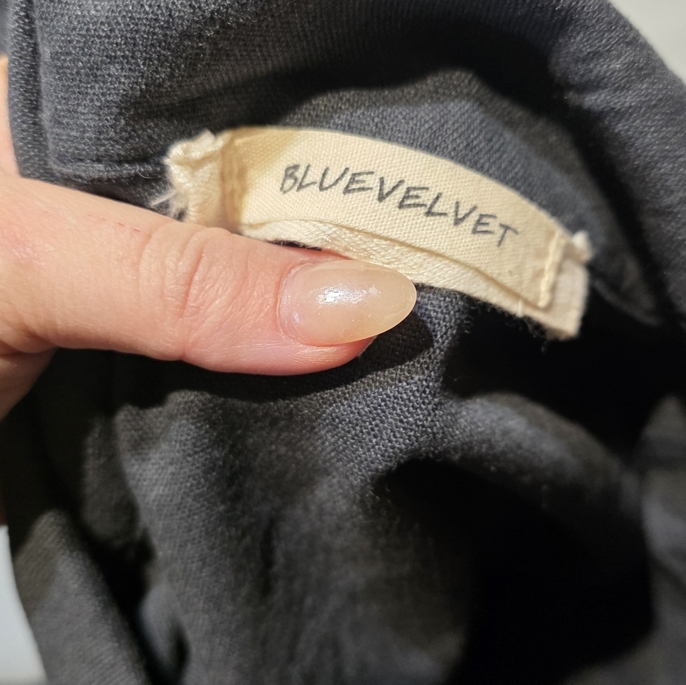 NWT Bluevelvet Charcoal Medium Women's Jumpsuit PTP 22 - Inseam 29 - Picture 2 of 8